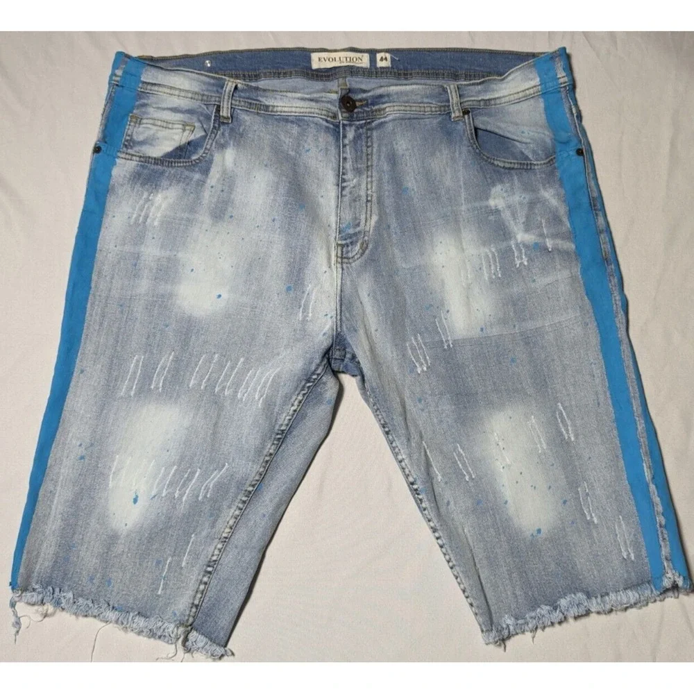 EVOLUTION IN DESIGN Men 44 Cotton Stretch Painter Splatter 13